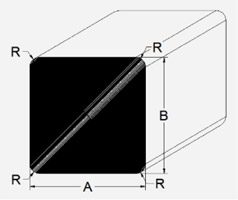 Bar - Square, Sharp Corners
